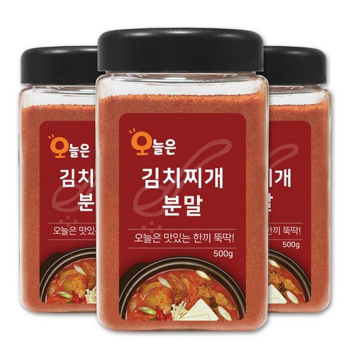 오늘은 김치찌개 양념 분말 김치찜 가정용 대용량, 1개, 500g