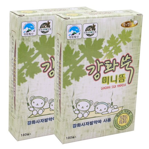 강화쑥미니뜸 열감 약 2박스(180개입), 강화쑥미니뜸-약, 1개
