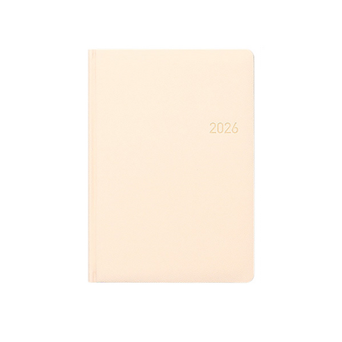 모닝글로리 2026년 양장플래너 25A (국내생산 다이어리) (1면1일) 아이보리, 1개