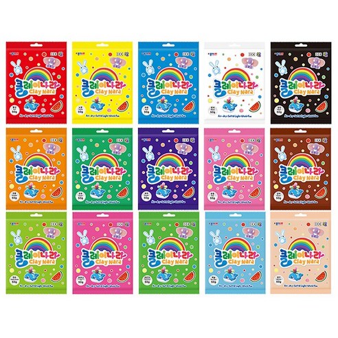 [종이나라] 클레이나라 50g (15색 택1), 하늘, 1개