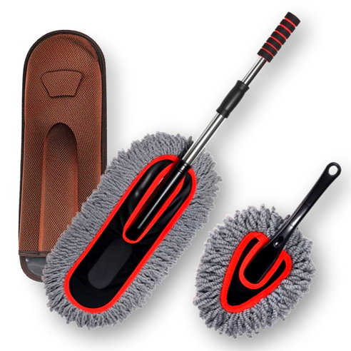 카르지누 스크래치방지 극세사 차량 먼지털이개 대형 + 소형 + 케이스 실사용 후기 | 효과 있을까? - 상품 이미지 1