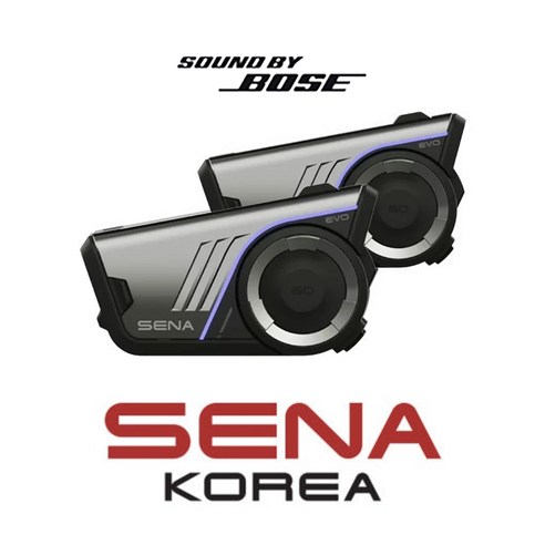 세나 60S 에보 듀얼팩 메시 인터콤 3.0 IPX7방수 60S-EVO-01D, 1개