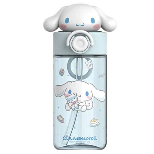 StarR 입체 산리오 캐릭터 원터치 콜드컵, 블루 시나모롤, 1개, 500ml