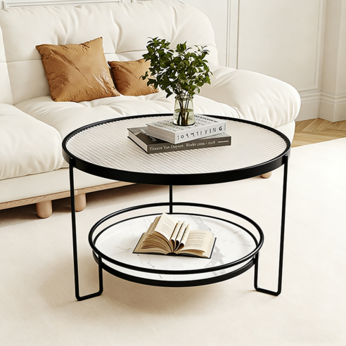 모던 심플 유리 탁자로 공간에 세련미를 더하세요!