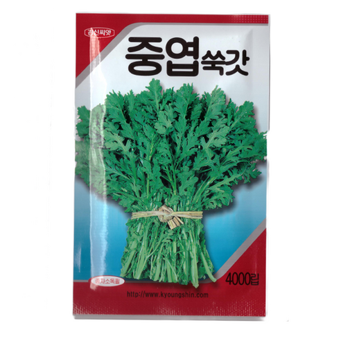 경신 중엽 쑥갓 씨앗 4000립, 1개