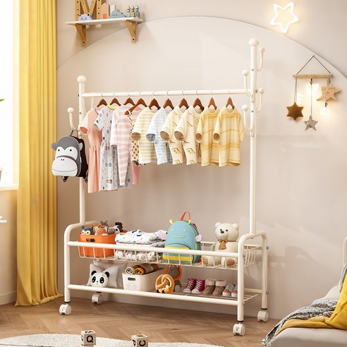 Kipnos 행거 이동식행거 후기 분석 - 바퀴 및 하단 지지 구조