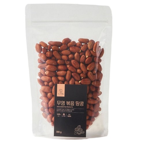 느으림 건강하게 두 번 볶은 국산 무염 볶음 땅콩, 1개, 300g