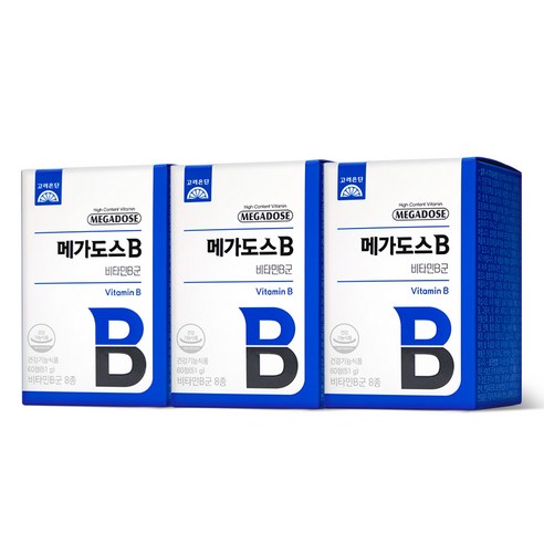 고려은단 메가도스B 비타민B군 60정, 3개 맛있게 먹은 솔직 후기 - 상품 이미지 3