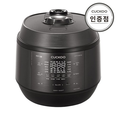 쿠쿠 CRP-KHTS1060FLB 10인용 트윈프레셔 IH압력밥솥 공식판매점 SJ, 루미 블랙