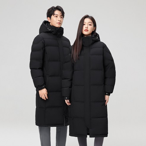 꽁꽁 언 겨울, 얇고 가벼운 구스다운 롱패딩으로 따뜻함과 스타일 모두 잡으세요!