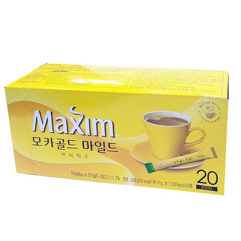 맥심 모카골드 마일드 커피믹스 20T