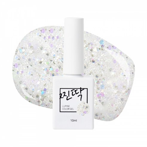 찐딱 프리미엄 네일아트 젤컬러 젤네일, 1개, 10ml, JJ062G (트윙클 오펄 글리터)
