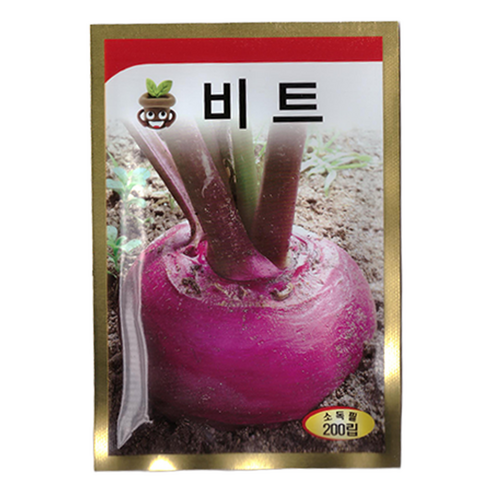 동원 비트 (빨간무 씨) 씨앗 200립, 1개