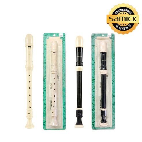 삼익악기 리코더 저먼식 SRG-80, 아이보리, 1개