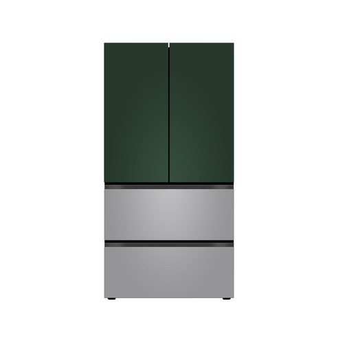 LG 디오스 오브제컬렉션 김치냉장고 Z484SGS153S 480L, 그린/실버