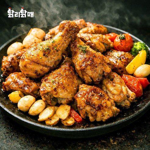 닭리닭매 에어프라이어 치킨 오븐 구이 통닭(냉장), 1kg, 2개