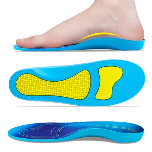 아치 푹신한 신발깔창 남자 여성 쿠션 충격흡수 깔창, 240-245mm, 1개