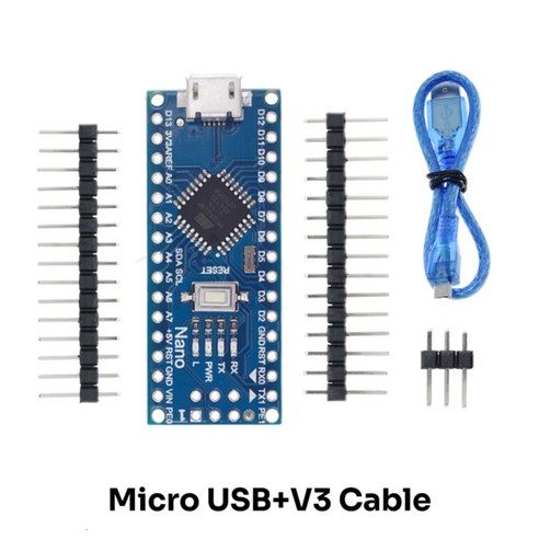 Arduino CH340 USB 드라이버 ATMEGA328P 용 부트 로더 호환 나노 컨트롤러가있는 미니/타입-C/마이크로 ...