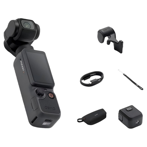 DJI 오즈모 포켓 4 액션캠 스탠더드 콤보, 블랙