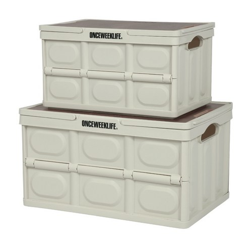 원스위크라이프 캠핑 손잡이 접이식 폴딩 박스 후기 분석 - 인테리어 활용