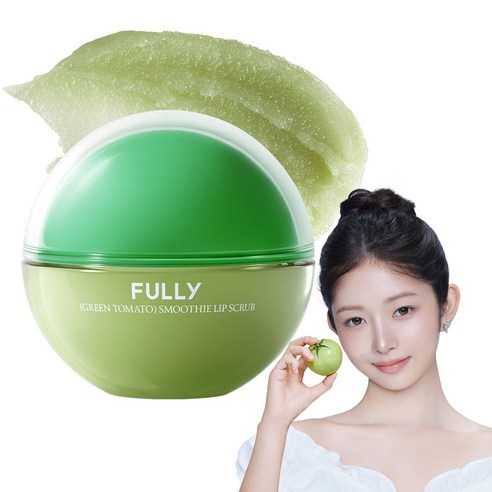 풀리 그린 토마토 스무디 립 스크럽
