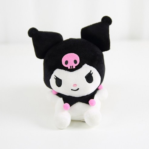 산리오 키링 인형 가방고리 키홀더 Sanrio 봉제인형, 쿠로미, 1개, 15cm