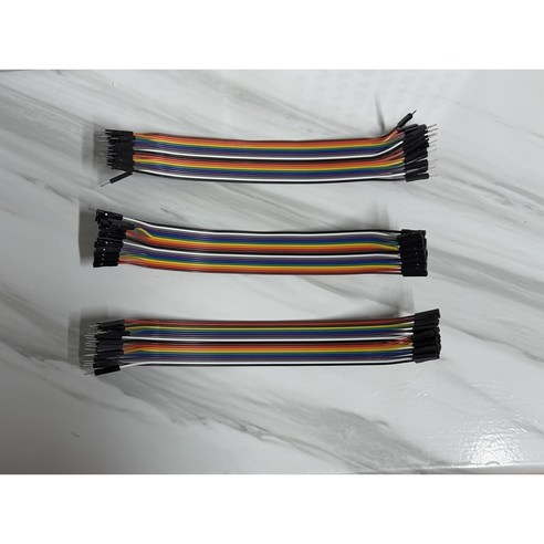 점퍼케이블 20핀 세트 20 cm 암암 + 암수 + 수수 3종 구성, 1세트