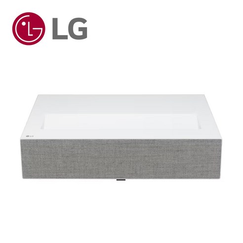 LG시네빔 HU715Q 초단초점 레이저 2000안시 4K UHD 유튜브 티빙 넷플릭스 웨이브 가정용 홈시네마 홈시어터 빔프로젝터, 캔버스 그레이