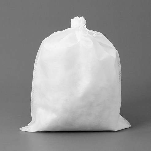 혜문스토어 스트링 부직포 파우치 20p세트 34x43cm 화이트 - 펠트/부직포