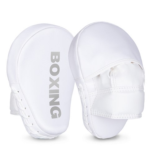 GINGPAI 깅파이 복싱 손 미트 핸드패드 격투기 트레이닝 코치 손미트 BOXSB, 1개, 실버