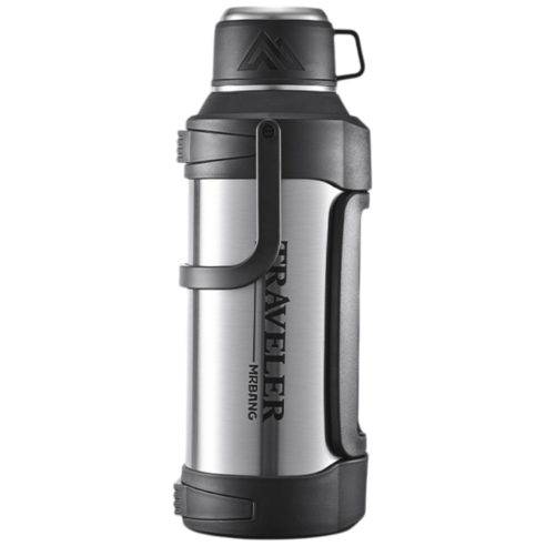 코코리브 초대용량 보냉보온병, 1개, 4000ml, 스틸