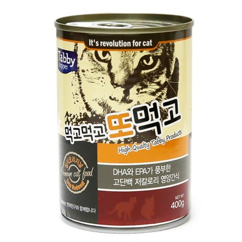 [더착한] 테비토퍼 먹고 또먹고 400g / 타우린 / 헤어볼 / 참치, 1개, 참치 오리지날