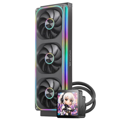WAVE DV360S MAX ARGB 디스플레이 (블랙), 블랙, 1개
