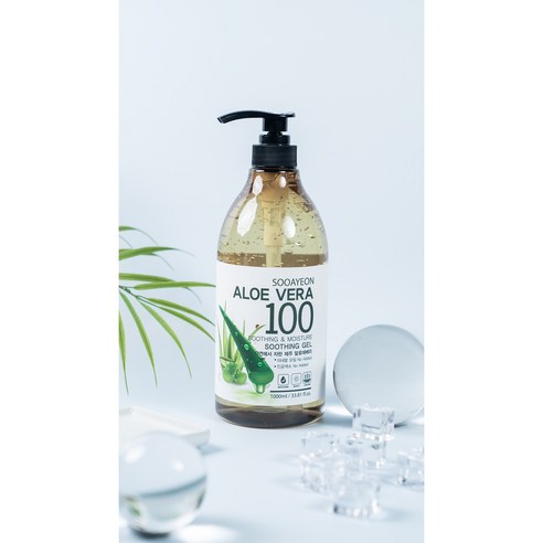 수아연 수딩앤모이스춰 알로에 베라 100 수딩젤 이미지 2