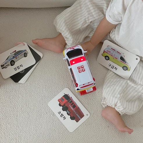 말놀이 실사 낱말카드 160장 한글/영어/의성어/의태어 이미지 2