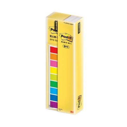 3M)포스트-잇 플래그(683-9KN-10 알뜰팩), 단품
