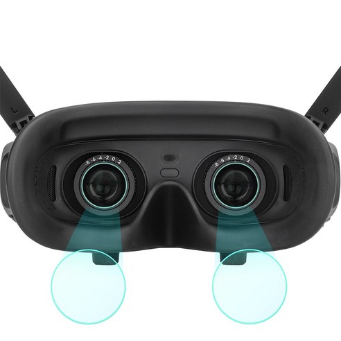 DJI 아바타 FPV 고글2 전용 렌즈 보호 필름 고화질 투명 방수 방진 스크래치 방지 필름, 1개