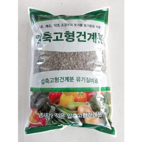 (비료세상) 압축건계분 1개, 4000g