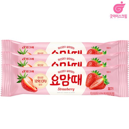 요맘때바 딸기, 70ml, 40개