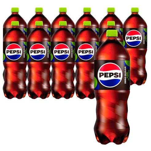 펩시 콜라 제로슈가 라임향, 1.25L, 12개