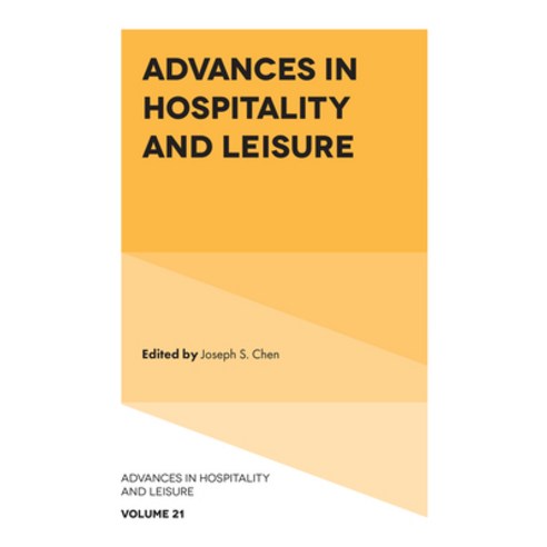 (영문도서)Advances in Hospitality and Leisure Hardcover, English, 9781805927464