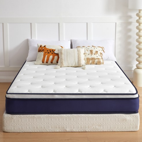 설치 걱정 없이, 최상의 숙면을 경험하세요: 슈퍼 하이브리드 스프링 침대!