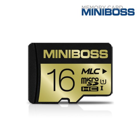 미니보스 microSD MLC 메모리모음전, 16GB, 1개