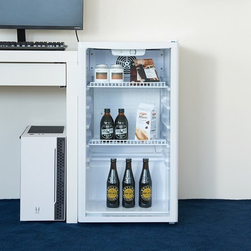 포쿨 미니 쇼케이스 냉장고 KVC-90 90L 이미지 2
