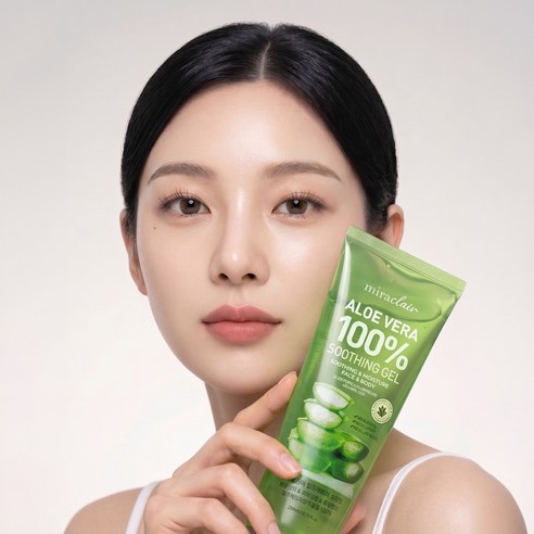 미라클레어 알로에베라 순도100% 무알콜 수딩젤 수분가득 이미지 2