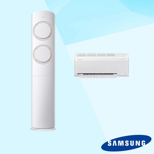 삼성전자 AI Q9000 유풍 무풍 스탠드에어컨 투인원에어컨 2IN1 인버터 17평 19평 실외기포함, 유풍 17평+6평, 일반배관형