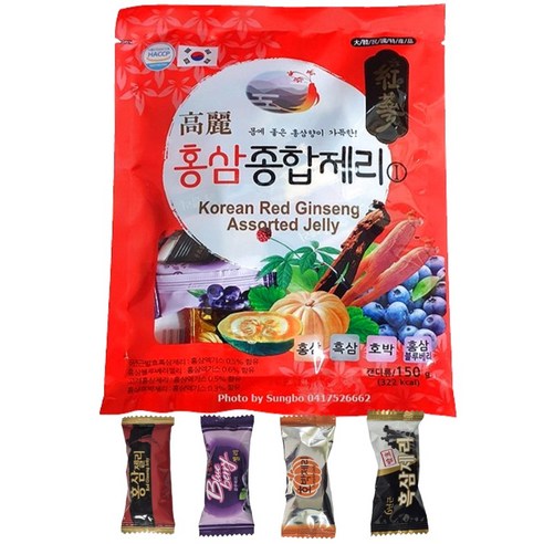 홍삼의명품 고려홍삼종합젤리 150g 선물용, 150g, 2개