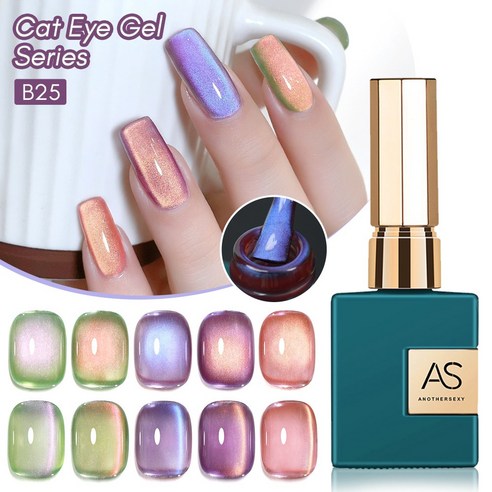 [AS젤] 과일빛 5종 자석젤네일 세트 15ml, 1세트, B25 과일빛