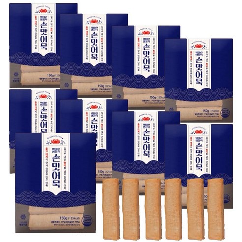 신박한 박미란명장 손맛 어묵 1봉(25g x 6개입) x 9봉 / 밀가루 무첨가 수제 오뎅 전골 볶음 어묵탕, 156g, 9세트