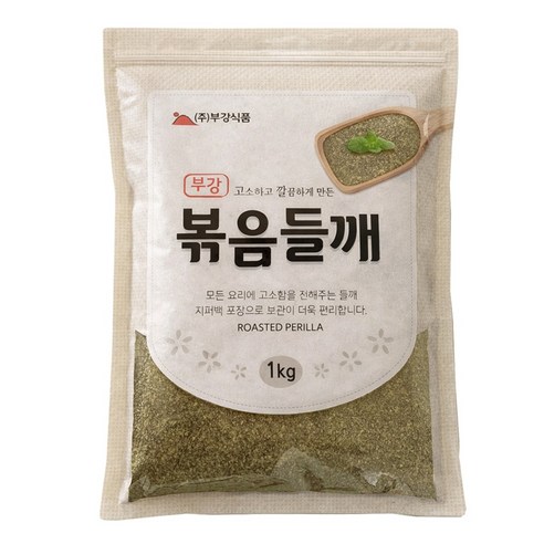 부강식품 64년 전통 볶음 들께가루, 1kg